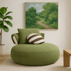 Muted Olive Suede Velvet