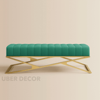 Teal Green Suede Velvet
