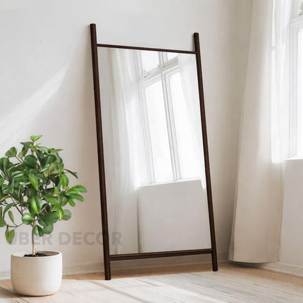 H-Frame Elegance- Metal Framed Rectangle Full Length Standing Mirror for Bedroom