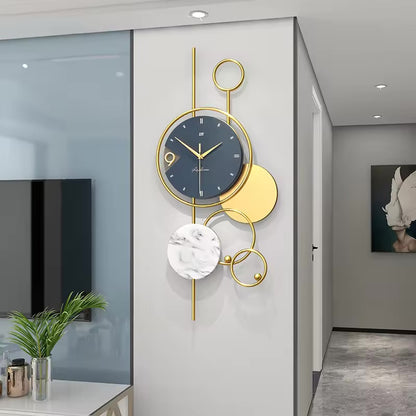 Horologe Minimalist Circular Artistic Metal Wall Clock Decor