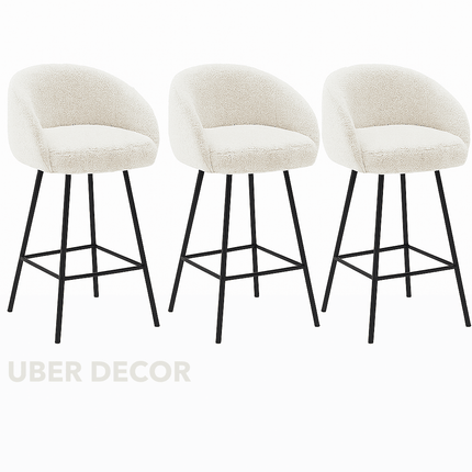 Talise 360 Revolving Swivel Bar Stool- Modern Counter Height Tall Bar Chair for Kitchen Counter or Cafe