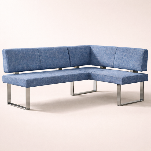 Elementa Edge Modern L Shaped Corner Bench Contemporary Minimal Customisable Seating for Dining Living Lounge and Office Spaces