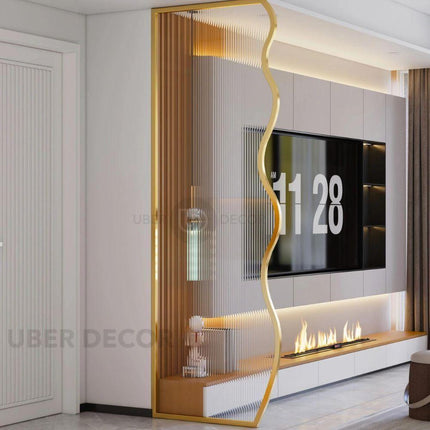 Ultra-Modern Metal Room Partition Room Screen Room Divider - Custom Metal Partitions in Stainless Steel