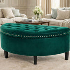 4 ft/ 48 in / Deep Emerald Suede Velvet