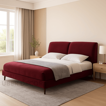 Snooze Line Contemporary Curved Bed – Bedroom Simplicity Reimagined