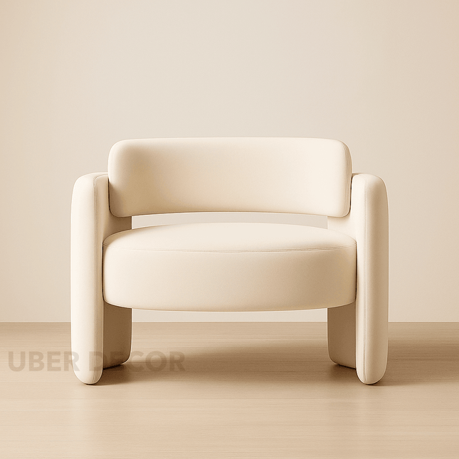 Eisha Velvet Accent Chair – Light Luxury Single Person sofa, Small Unit Living Room Lazy Chair