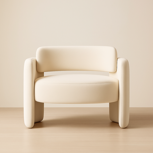 Eisha Velvet Accent Chair – Light Luxury Single Person sofa, Small Unit Living Room Lazy Chair