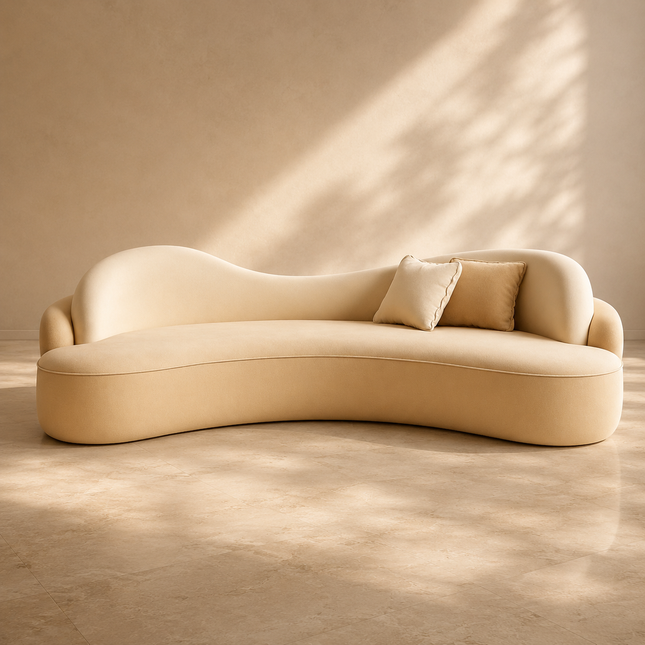 Tarrasa Wabi-Sabi Nordic Floor Sofa – Japandi Minimalist Lazy Lounge for Living Room, Garden & Patio