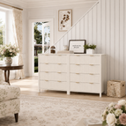 8 Drawer / White