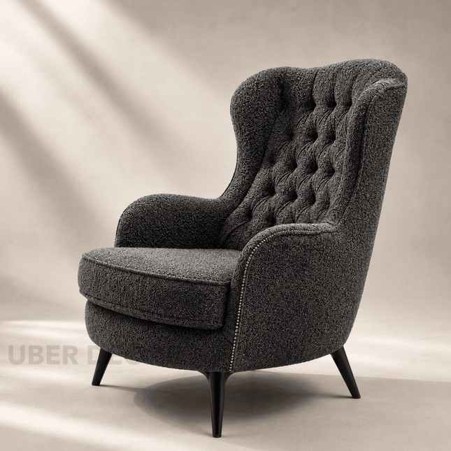Tovin Tufted Wingback Accent Chair – Modern Classic for Bedroom
