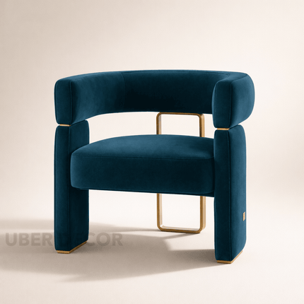 Zenith Comfort – Modern Minimalist Customizable Lounge Armchair for Living Room & Hospitality Spaces