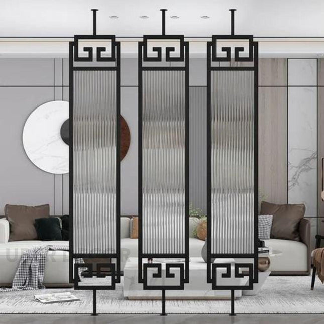 Bespoke Metal Room Divider Wall Stainless Steel Room Partition Screen - Customizable Metal Room Separator - Uber Decor