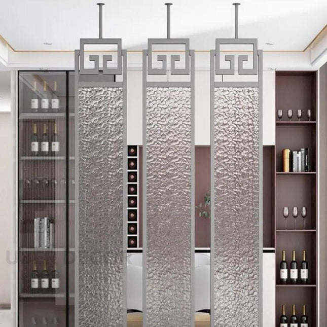 Bespoke Metal Room Divider Wall Stainless Steel Room Partition Screen - Customizable Metal Room Separator - Uber Decor