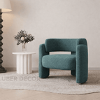 Teal Fine Boucle