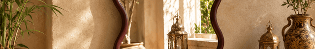 Medina Moroccan Full Length Floor Mirror – Bohemian Style Mirror for Bedroom