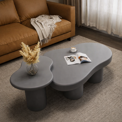Spiti Coffee Table Contemporary Sculptural Center Table Inspired By Mid Century Modern Japandi Scandinavian Design Solid Wood For Living Room