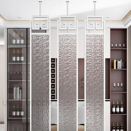 Bespoke Metal Room Divider Wall Stainless Steel Room Partition Screen - Customizable Metal Room Separator - Uber Decor