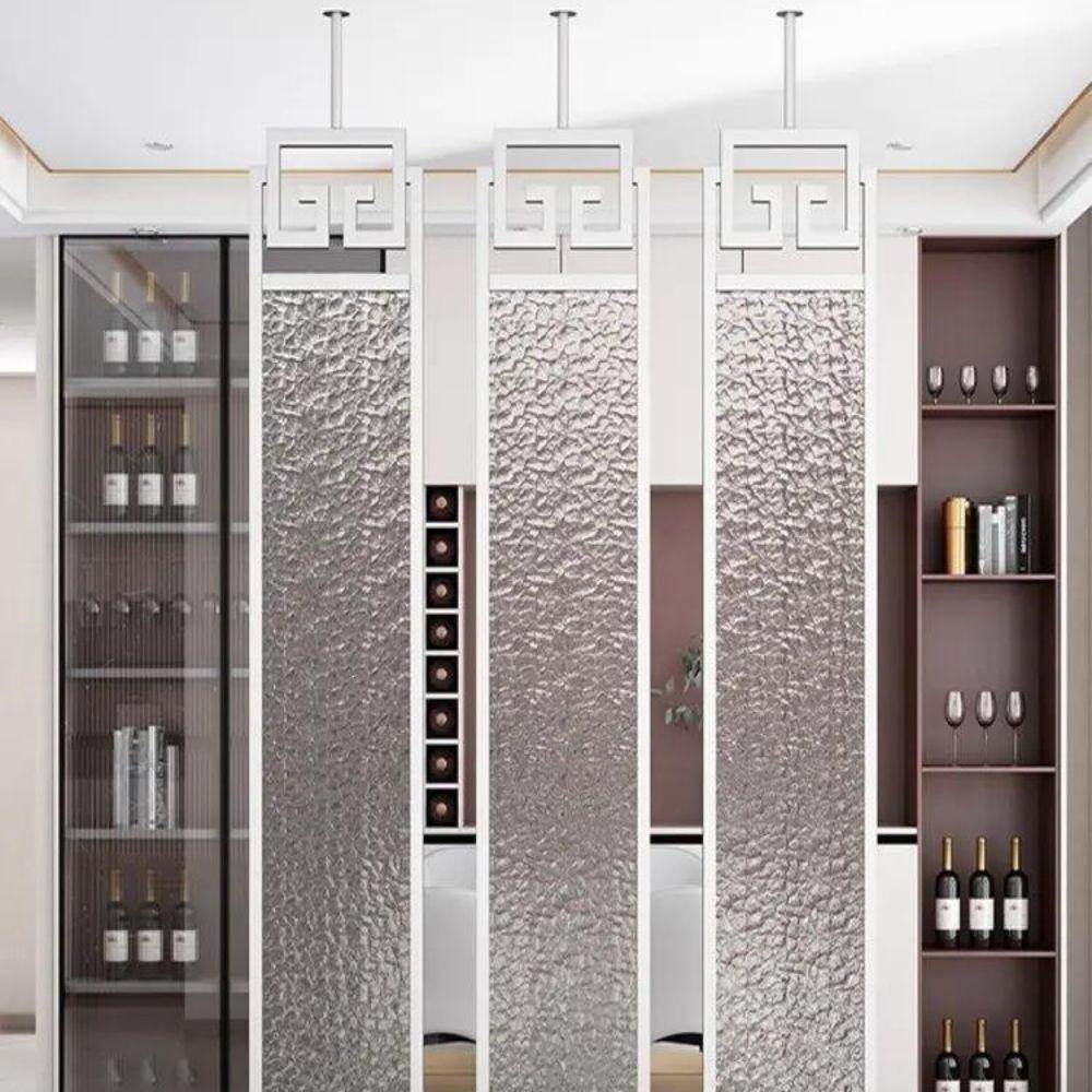 Bespoke Metal Room Divider Wall Stainless Steel Room Partition Screen - Customizable Metal Room Separator