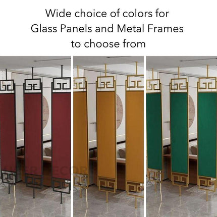 Bespoke Metal Room Divider Wall Stainless Steel Room Partition Screen - Customizable Metal Room Separator - Uber Decor
