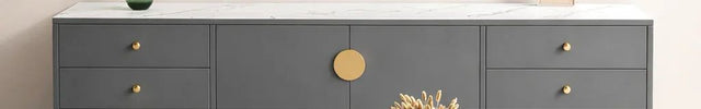 Velmo Luxe – Modern TV Cabinet, Retro Glam Console, Minimalist Design with Elegant Accents