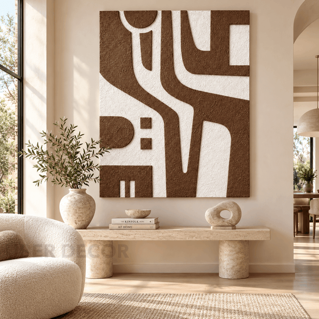 Geometric Maze Art Deco 3D Wall Art - product image 2