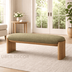 Olive Green Jute-Linen