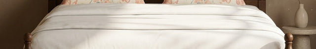 TeakTrove Traditional Cane Panel Four-Poster Customisable Bed for Heritage Bedrooms