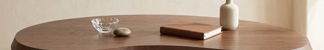 Mali river inspired sculptural coffee table with solid wood craftsmanship mid century modern design for family lounge and formal sitting area