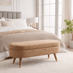 Fawn Brown Fuzzy Boucle
