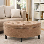 Fawn Brown Fuzzy Boucle