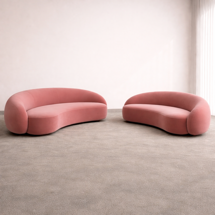 NimbusNest Modern Cloud Couch - Plush, Curved Sofa for Modern and Luxurious Seating