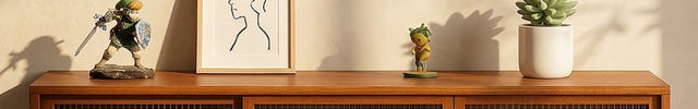 Solva Crest – Retro Modern TV Cabinet, Japandi Inspired Console