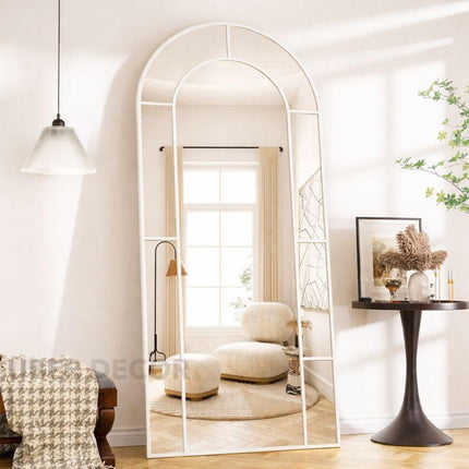 Double Arch Spectrum Full-Length Metal Frame Window Style French Mirror