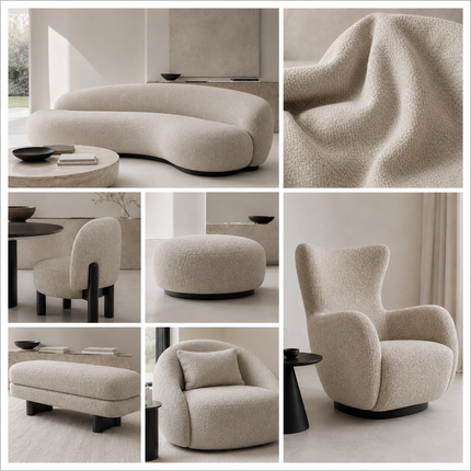 CANVAS - Upholstery Fabric- Creamy Stone
