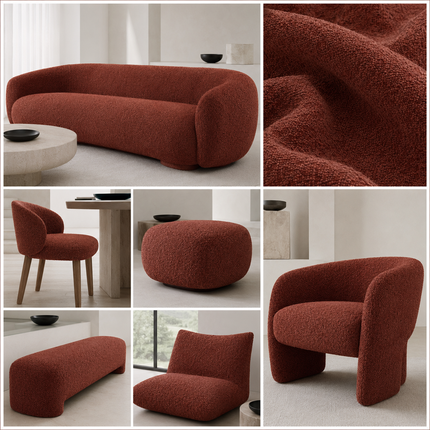 CANVAS - Upholstery Fabric- Mahogany