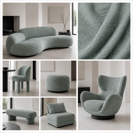 CANVAS - Upholstery Fabric- Misty Green