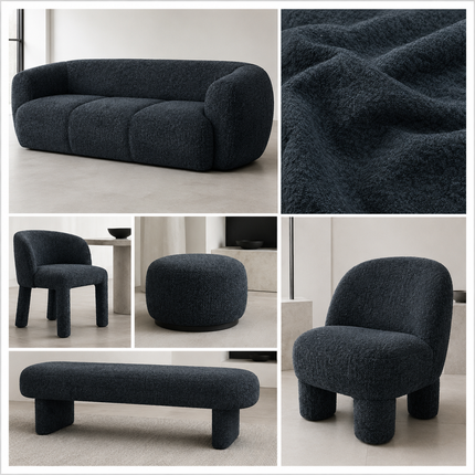 CANVAS - Upholstery Fabric- Obsidian Blue