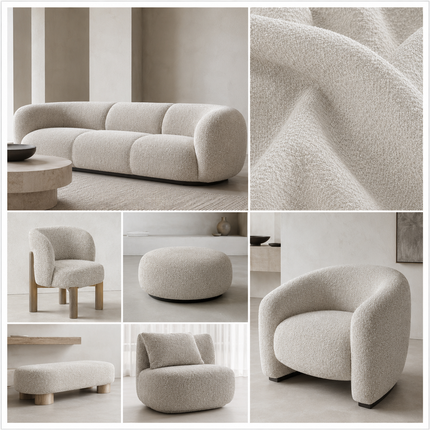 CANVAS - Upholstery Fabric- Soft Pearl