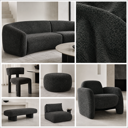 CANVAS - Upholstery Fabric- Deep Onyx