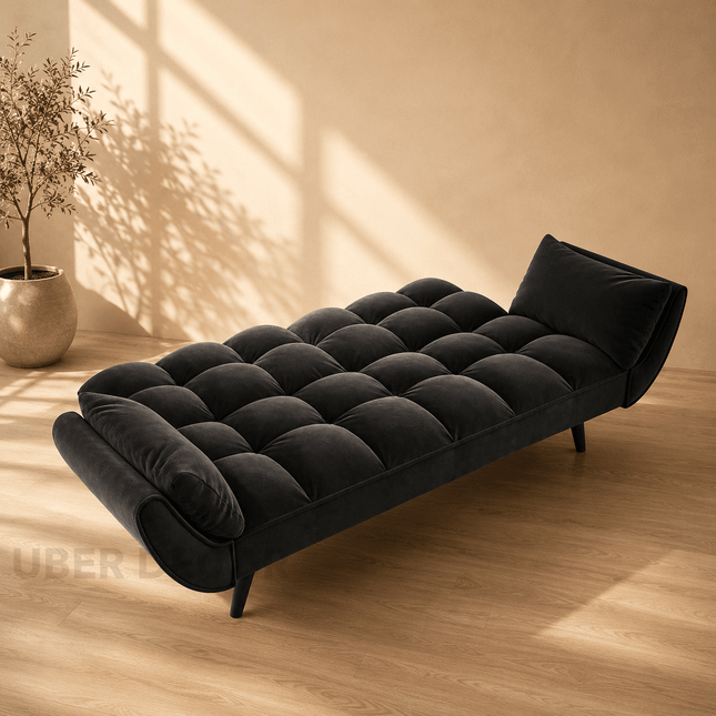 Napoli Futon Sofa- Cloud Couch Sofa Convertible Bed- Adjustable Backrest 3-level Foldable Love Seat Sleeper Sofa