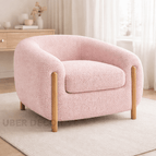 Baby Pink Boucle
