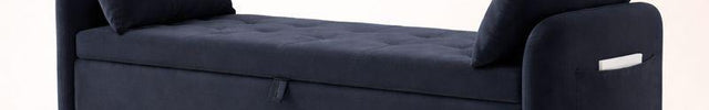 Norelle Contemporary Luxe Flip Top Storage Bench – Modern American-Inspired King Bed Companion for Bedroom & Lounge