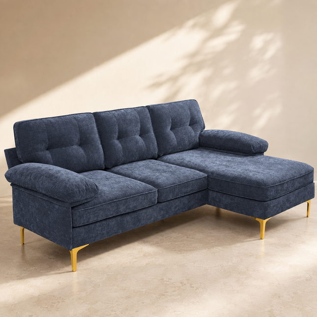 TruNest Japandi L-Shape Sectional Sofa - Customisable Modern Luxury Couch
