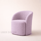 Muted Lavender Fuzzy Boucle