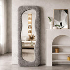 Industrial Grey Fuzzy Boucle