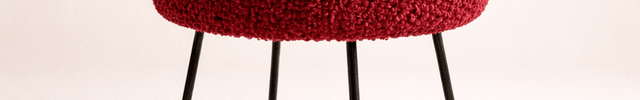 Plush Dream Modern Cushioned Round Stool with Metal Base- Makeup Dressing Chair