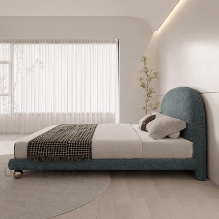 Royal Curve Bed – Curved Headboard Luxury Bed for Master Bedroom