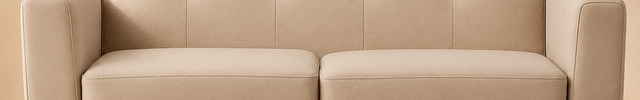 Mumbai 51" 2 Seater Loveseat Customisable Soft-Edge Sofa for Living or Lounge