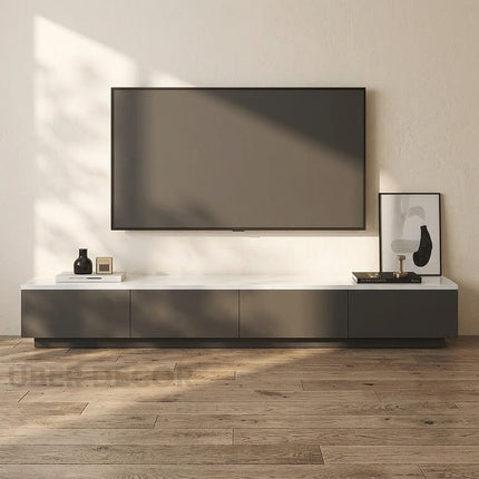 Averra Luxe – Modern TV Cabinet, European Inspired Elegant Console, Low Base, Living Room TV Unit