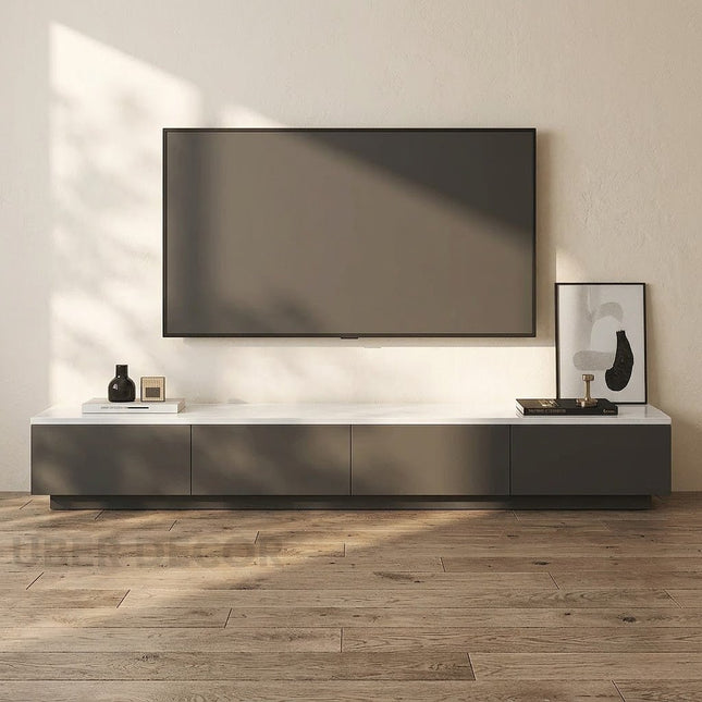 Averra Luxe – Modern TV Cabinet, European Inspired Elegant Console, Low Base, Living Room TV Unit